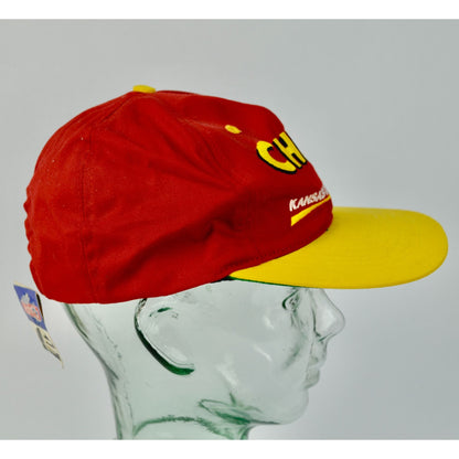 Vintage 90s Kansas City Chiefs Eastport NFL Snapback Hat NWT