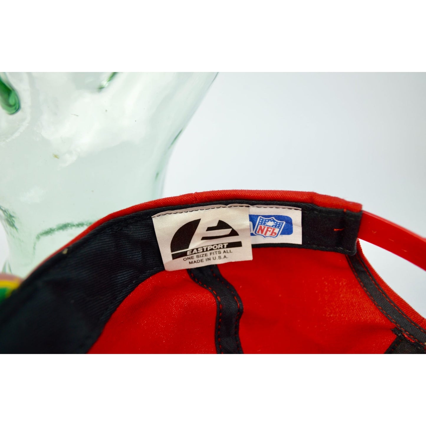 Vintage 90s Kansas City Chiefs Eastport NFL Snapback Hat NWT