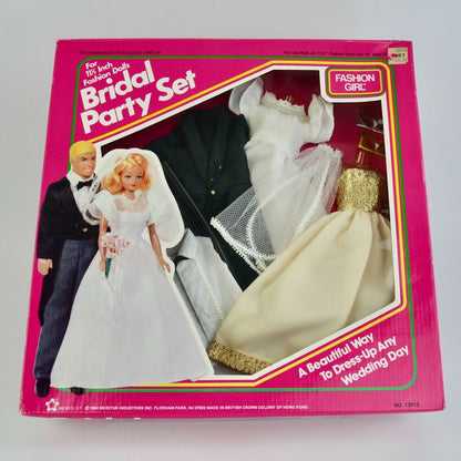 Fashion Girl Bridal Party Set Vintage New NOS for 11.5 & 12 Inch Dolls
