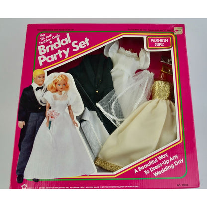 Fashion Girl Bridal Party Set Vintage New NOS for 11.5 & 12 Inch Dolls