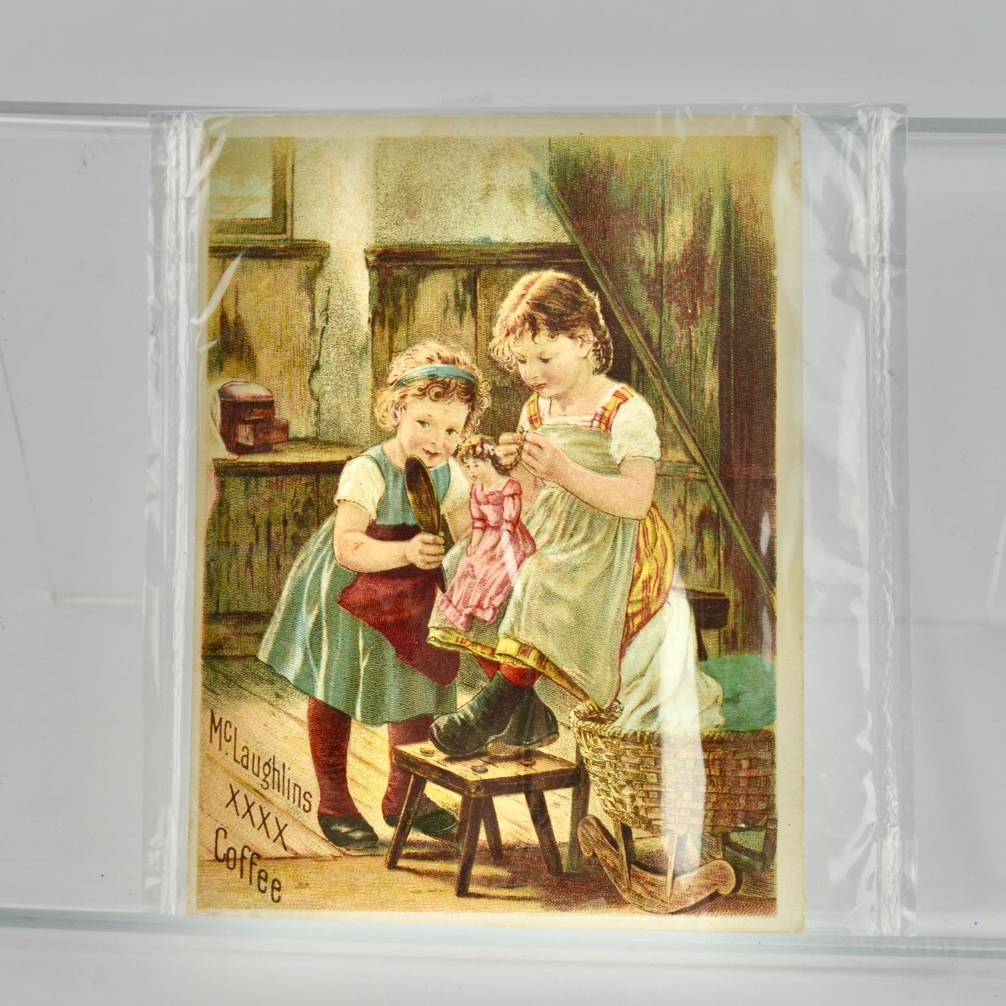 W. F. McLaughlin Co. Coffee Victorian Trading Trade Card