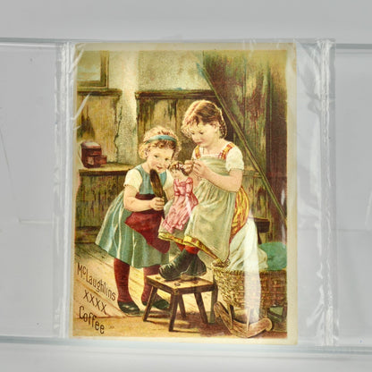 W. F. McLaughlin Co. Coffee Victorian Trading Trade Card