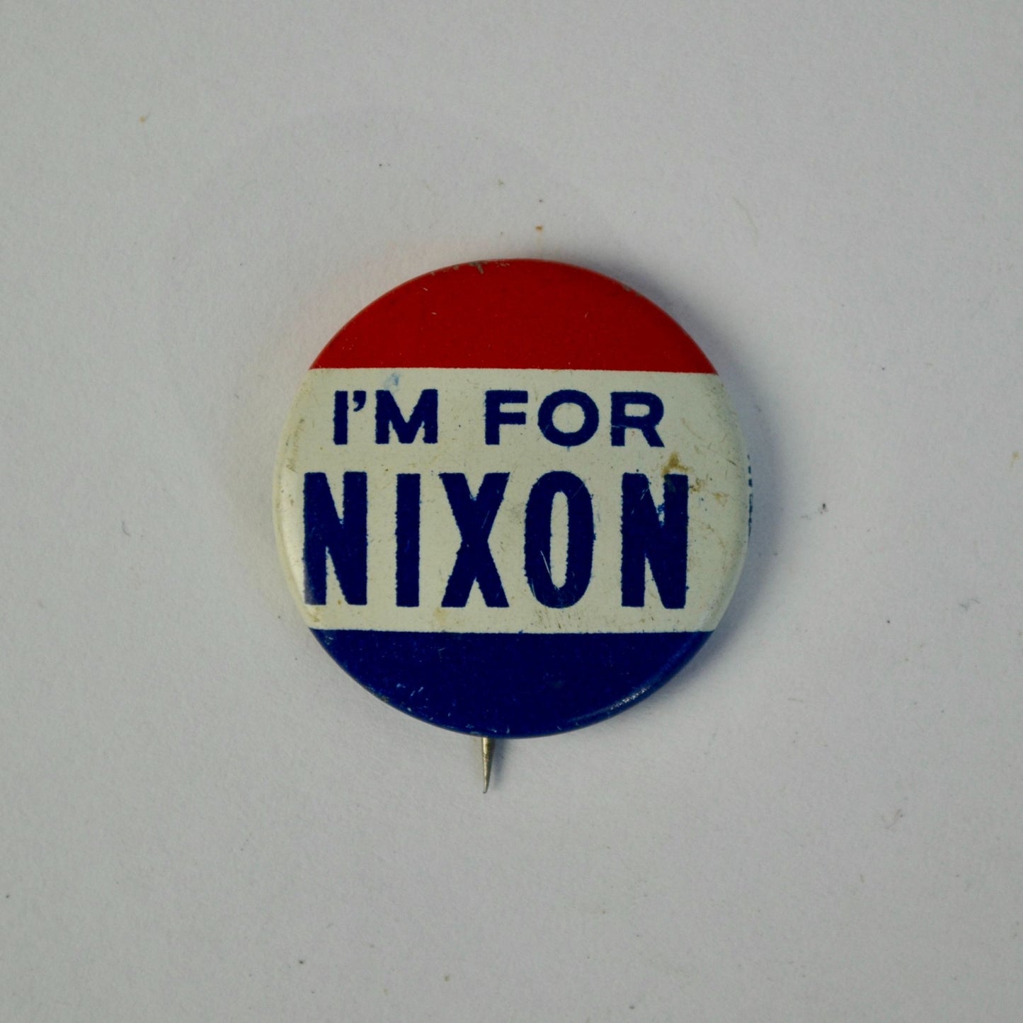 I'm for Nixon Political Presidential Vintage Small Pin Button