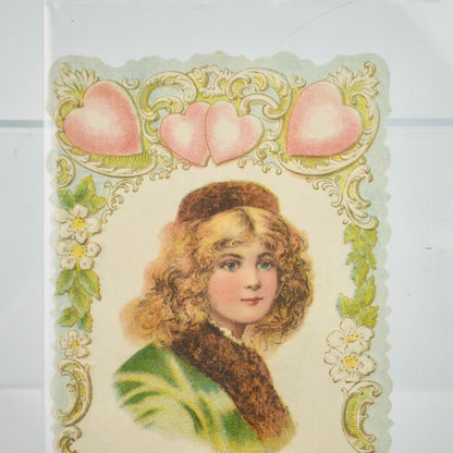 Vintage Valentine's Day Card With Fondest Love