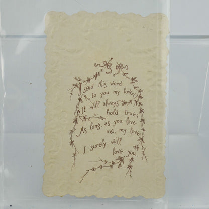 Vintage Valentine's Day Card With Fondest Love