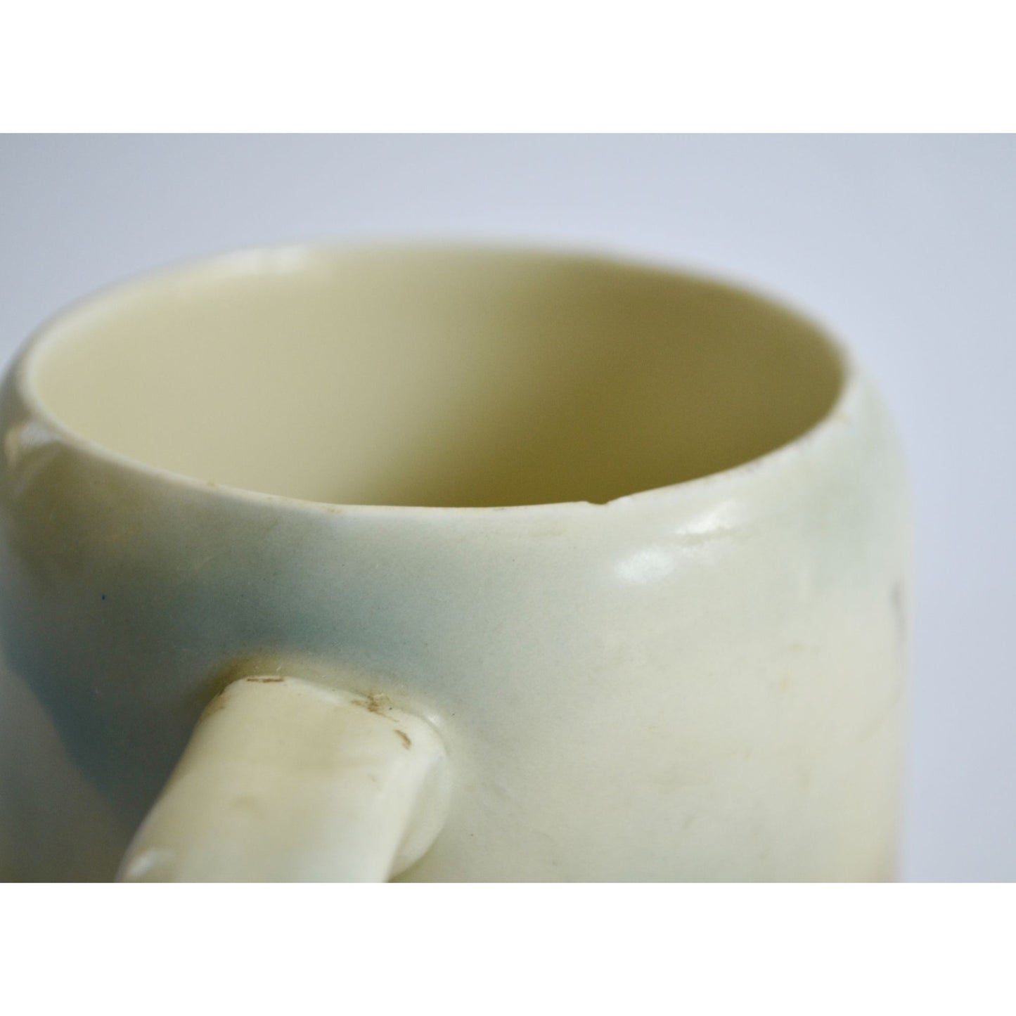 Vintage German Monk Playing Violin Shaving Mug Ceramic Chipped Germany