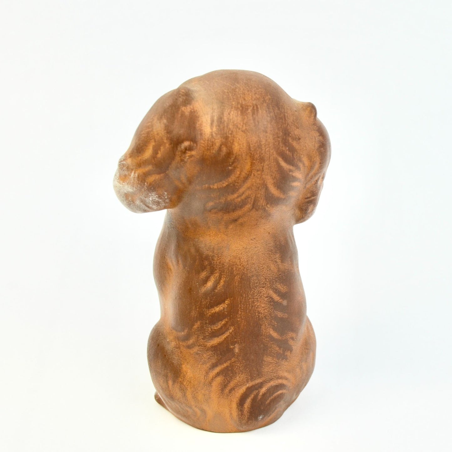 Ceramic Handpainted Brown Dog 5.5"