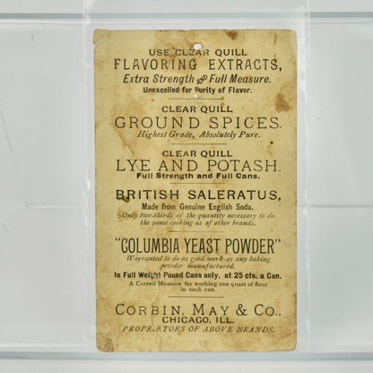 Antique Victorian Trade Trading Card Boy Fishing Danemarck