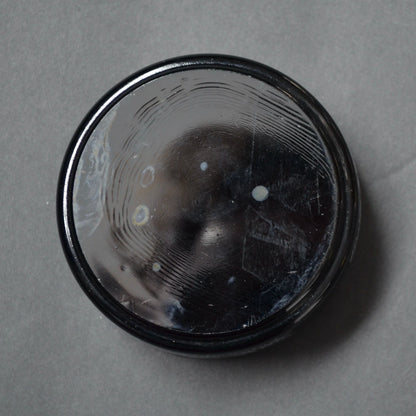 Golden Nugget Las Vegas Casino Black Glass Ashtray Vintage