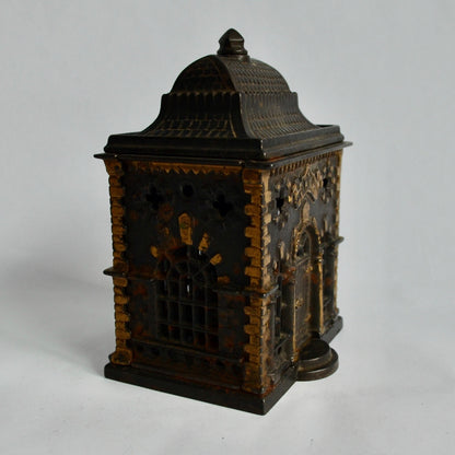 J E Stevens 1887 Cast Iron Roof Building Bank