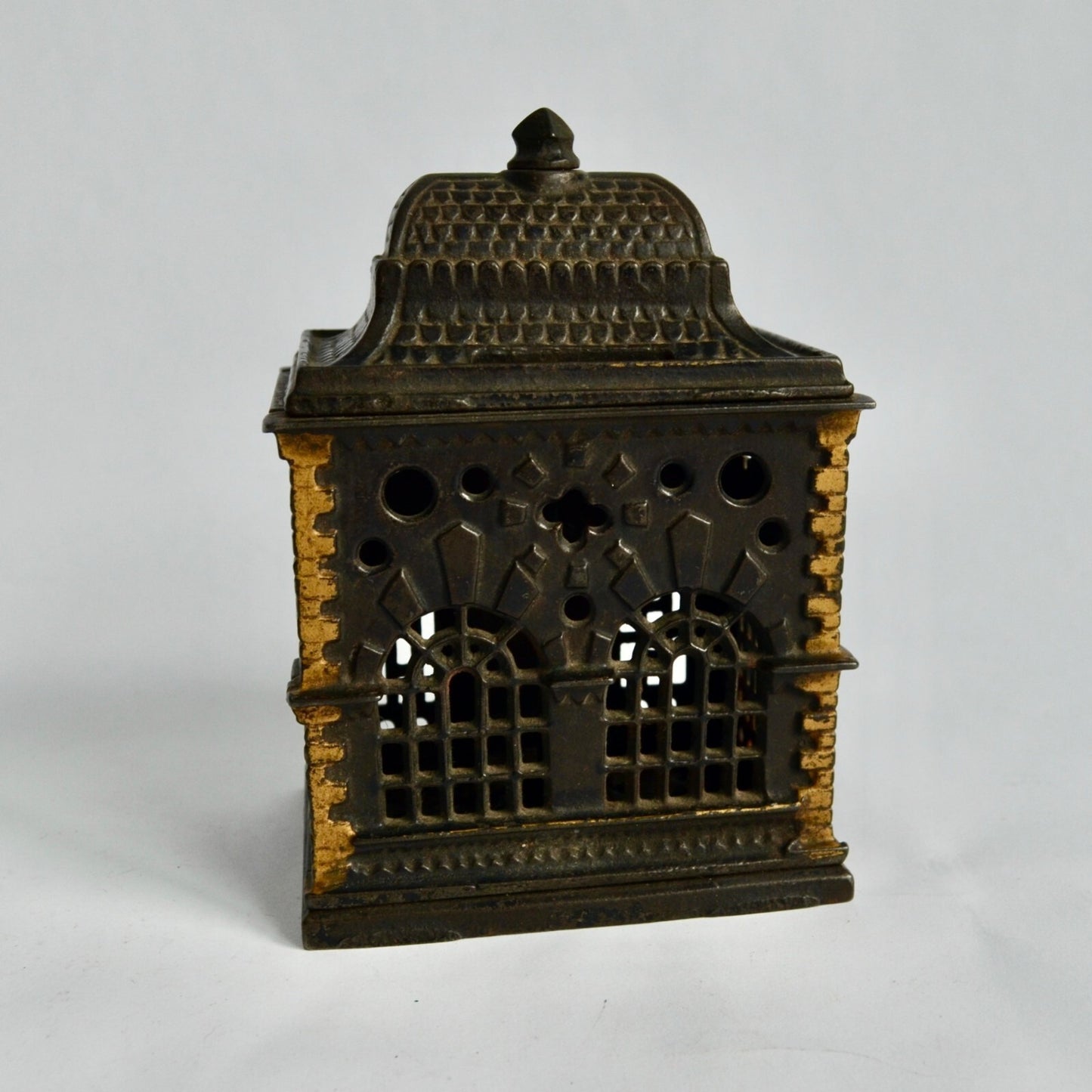 J E Stevens 1887 Cast Iron Roof Building Bank