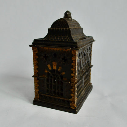 J E Stevens 1887 Cast Iron Roof Building Bank