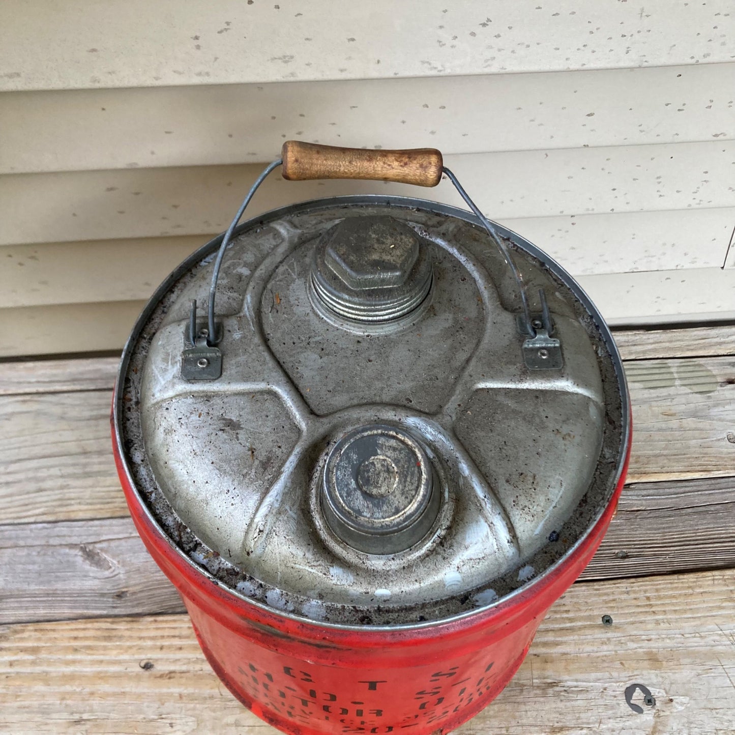 Vintage CTS H.D. S-1 Motor Oil Can 5 Gallon SAE 20-20W GP & F Co