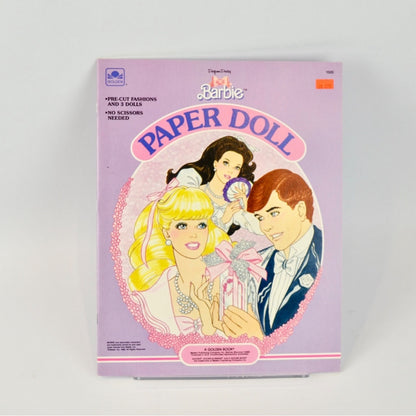 Golden Barbie Paper Doll Perfume Pretty 1500 1988 UNCUT