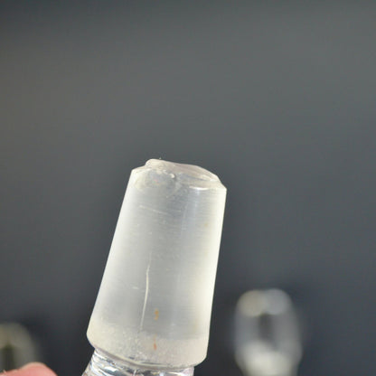 Cut Apothecary Glass Bottle Stoppers Vintage Lot of 10 Clear