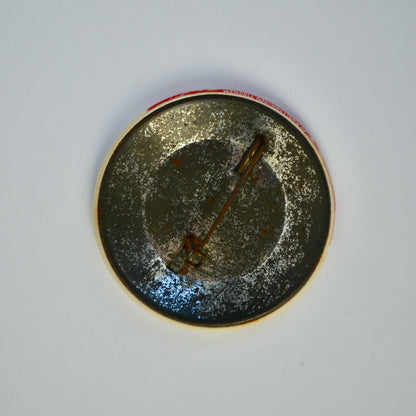 1959 Roll Over the Bears Ellendale vs. Janesville Football Pin Vintage High School Button