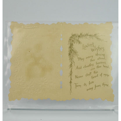 May Every Joy Attend my Darling Vintage Valentine Card