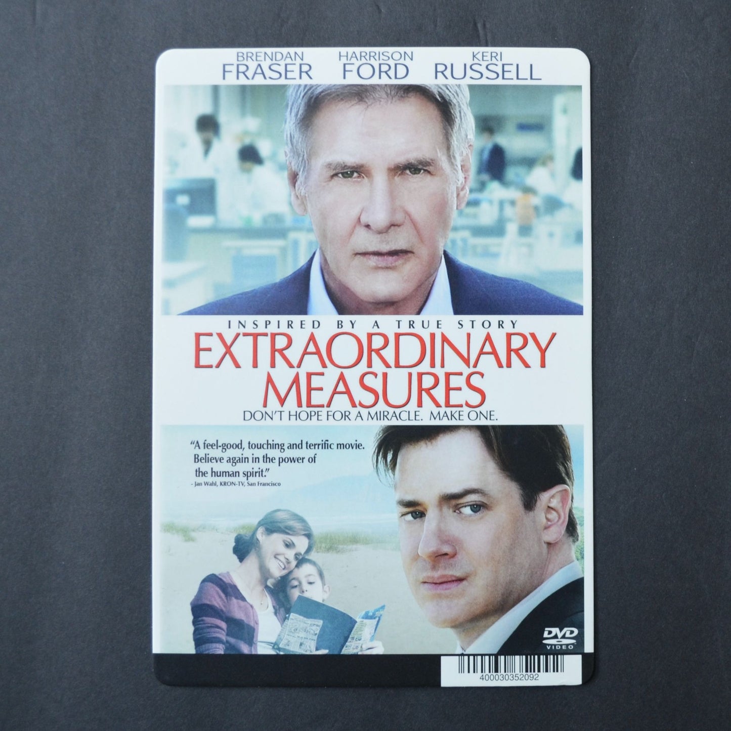 Blockbuster Backer Card Extraordinary Measures NO DISC