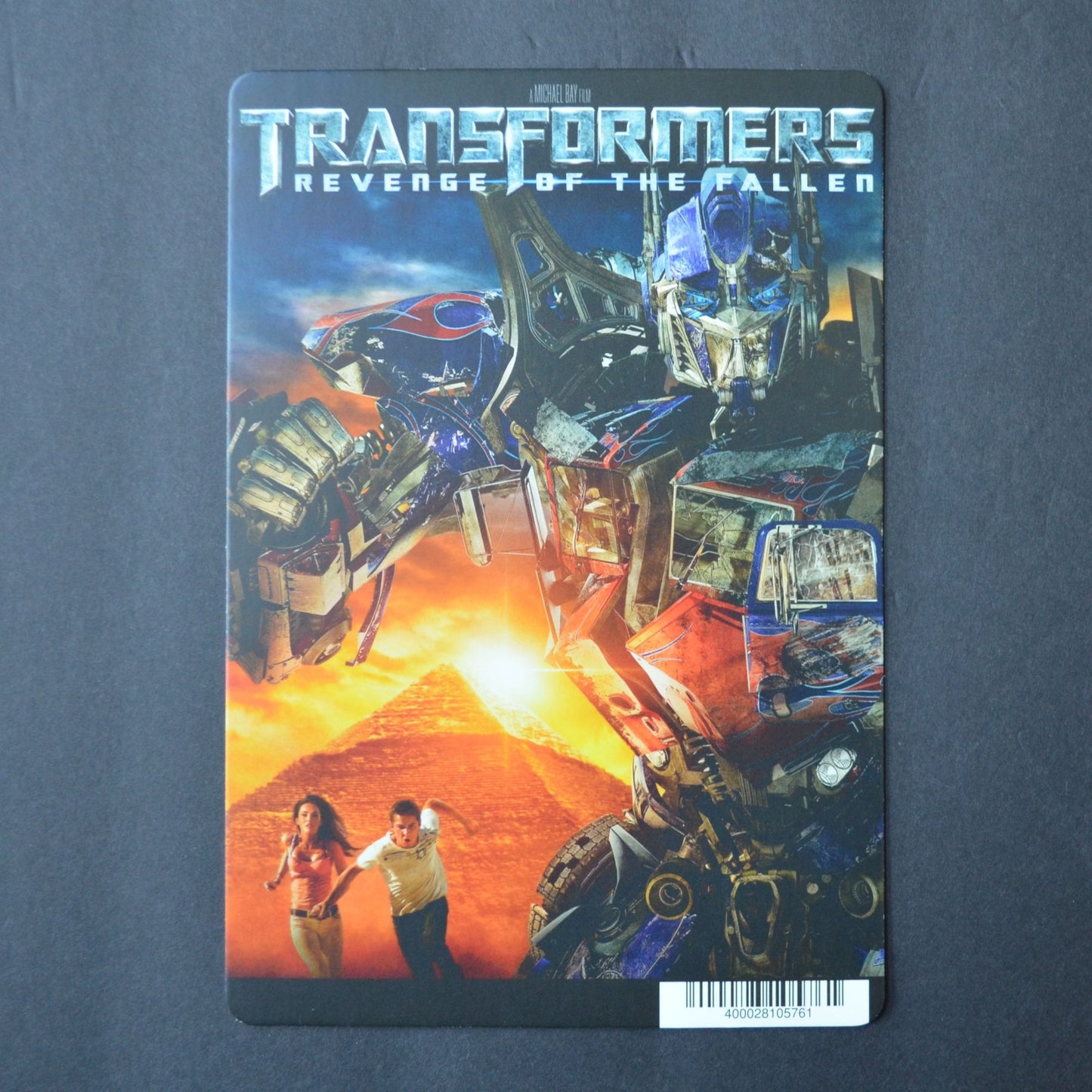 Blockbuster Backer Card Transformers Revenge of the Fallen NO DISC