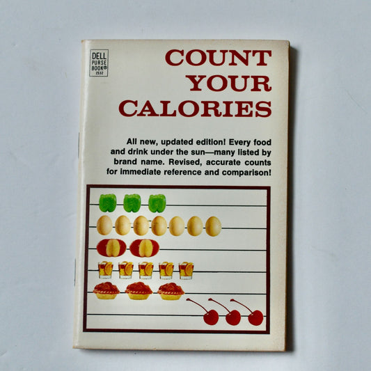 Count Your Calories Dell Purse Book Vintage 1968