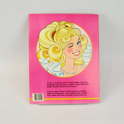 Golden Crystal Barbie Paper Doll 1983-46 Uncut  1984