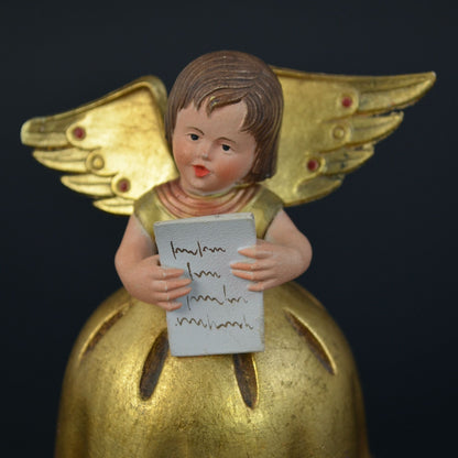Anri Reuge Ava Maria Music Box Rotating Angel Figurine *Wings Repaired