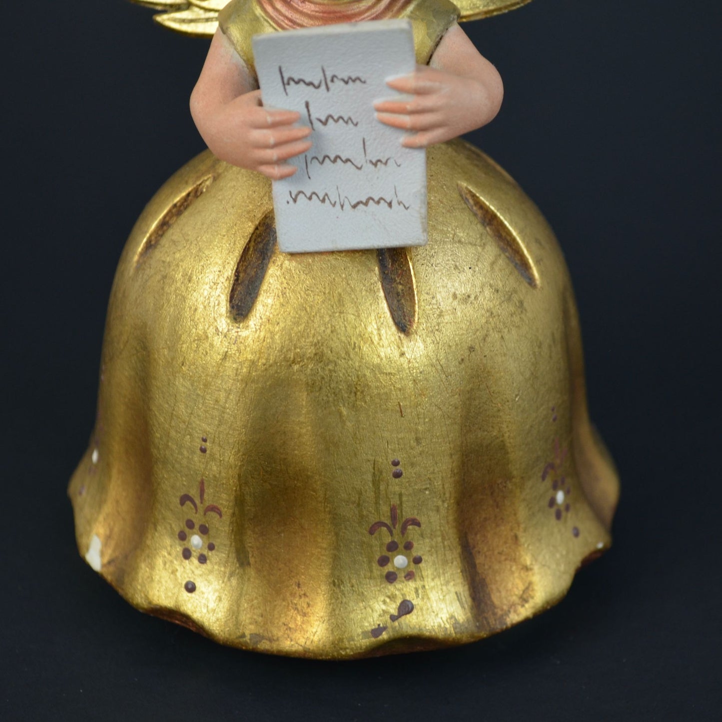 Anri Reuge Ava Maria Music Box Rotating Angel Figurine *Wings Repaired