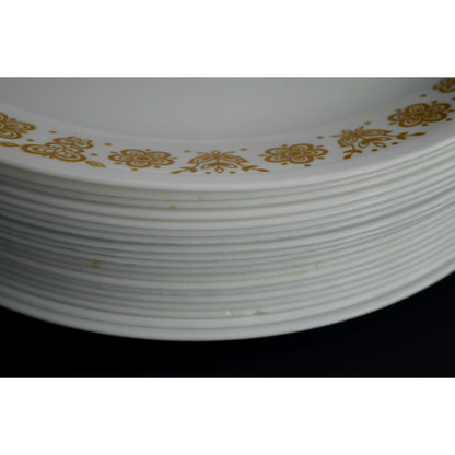 Corelle Butterfly Gold Dinner Plates 10.25" Diameter Set Lot of 19