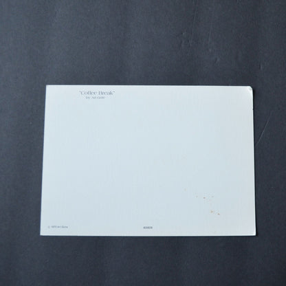 Coffee Break by Art Gore 1975 Small Print