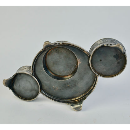 Reed & Barton Cherub Condiment Caddy Silver Antique