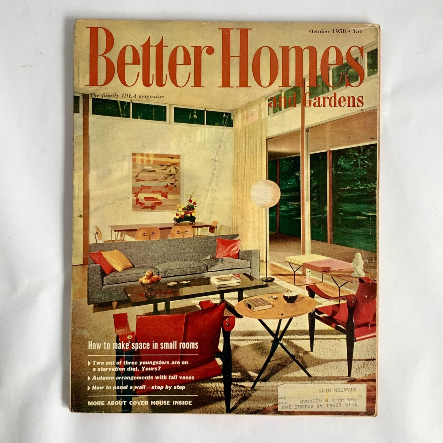 Better Homes & Gardens October 1958 Magazine