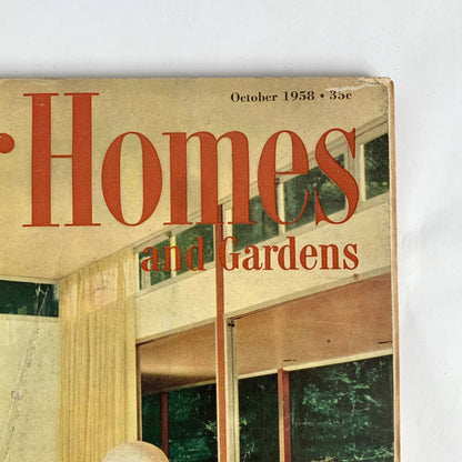 Better Homes & Gardens October 1958 Magazine