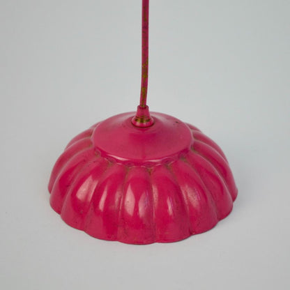 Vintage Pink Receipt Spike Metal Scalloped