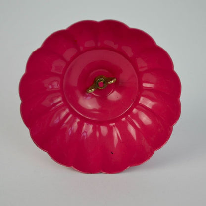 Vintage Pink Receipt Spike Metal Scalloped