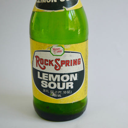 Vintage Rock Spring Lemon Sour "Happy Sparkle" 26 oz Glass Bottle