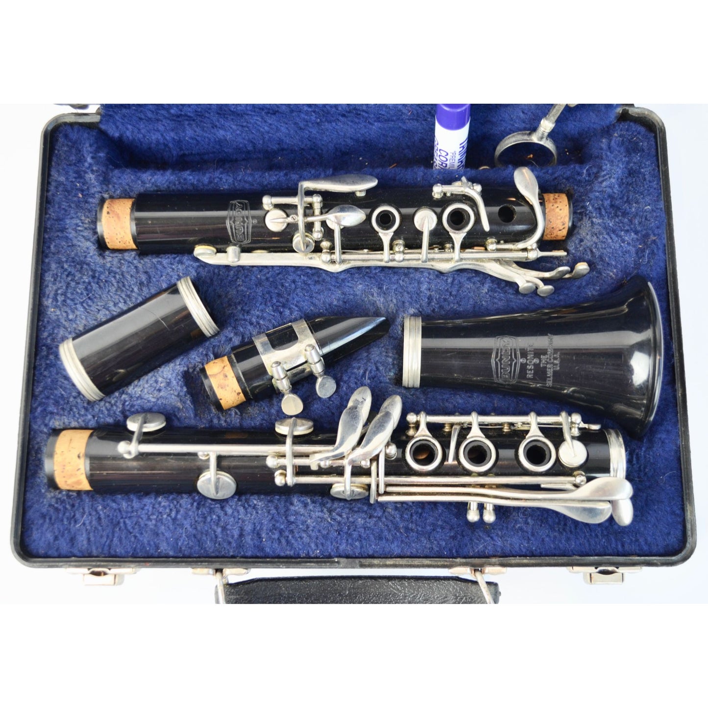 Bundy Resonite Selmer Clarinet In Case USA