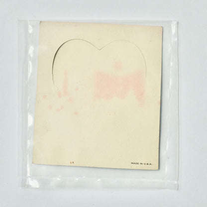 Vintage Valentine Card Ho Hum Such a Life Folding Boy Girl Doll