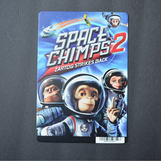 Blockbuster Backer Card Space Chiimps 2 Zartog Strikes Back NO DISC
