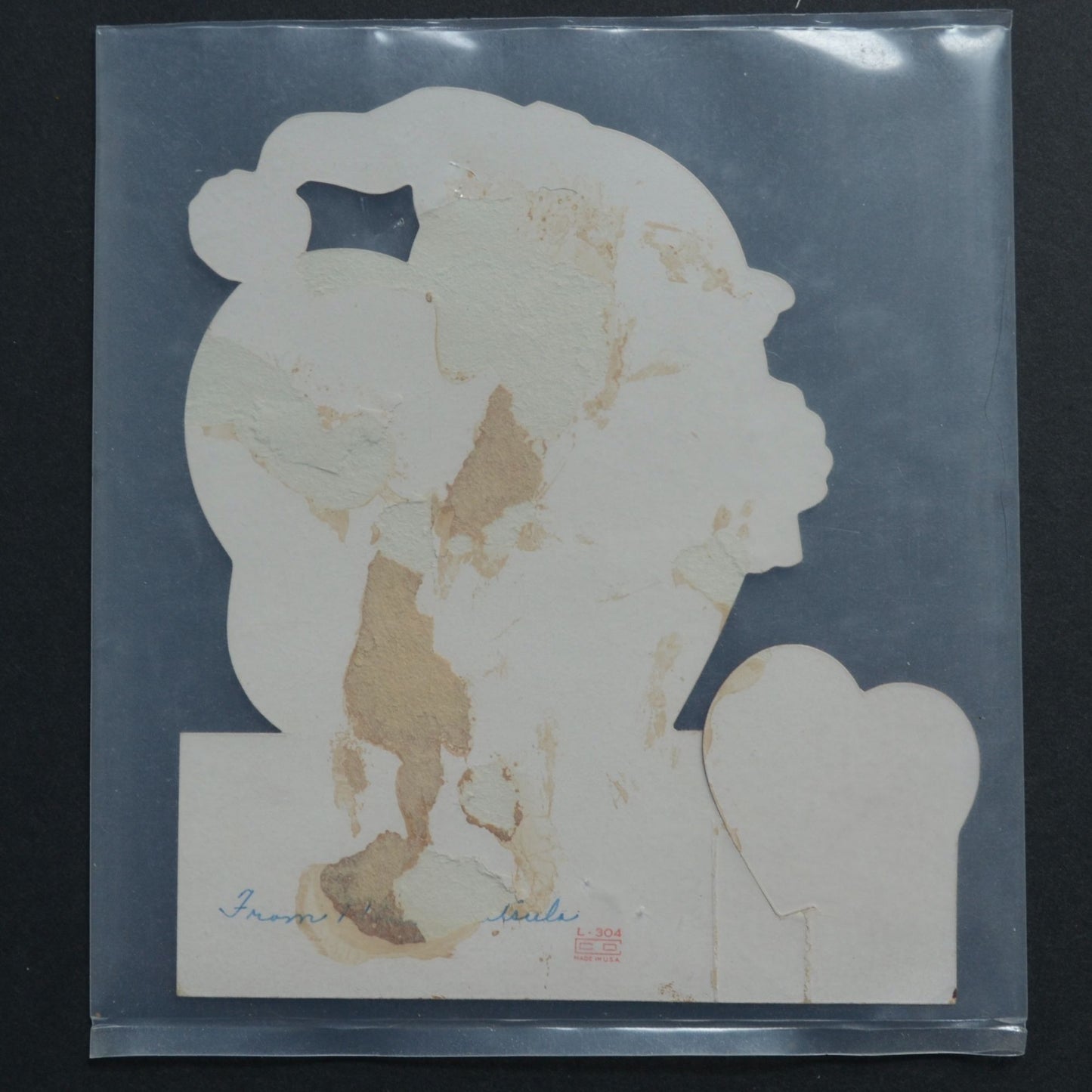 I Think You're Ducky Vintage Valentine's Day Card