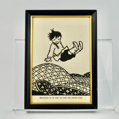 Boy Jumping Print Vintage in Frame 5 x 7"