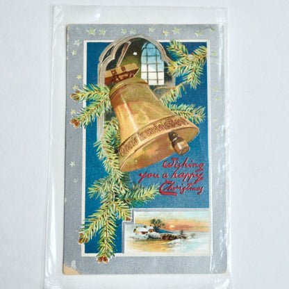 Raphael Tuck & Sons 1909 Antique Christmas Postcard