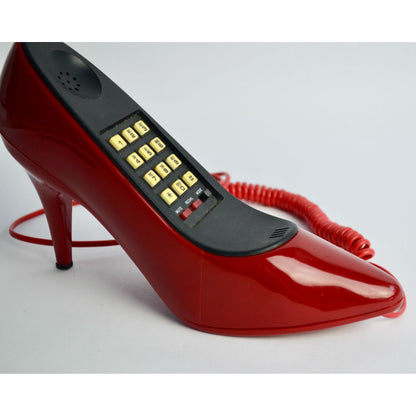 Columbia Telephone SH910 Red High Heel Shoe Phone AS IS READ