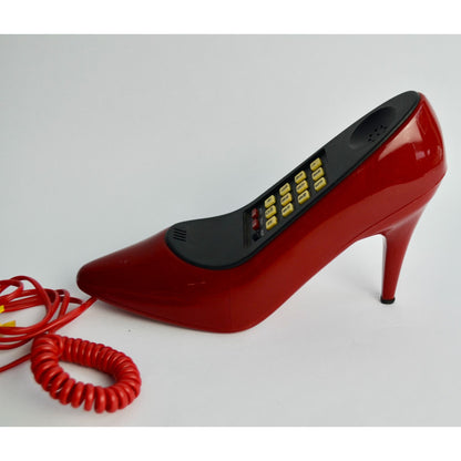 Columbia Telephone SH910 Red High Heel Shoe Phone AS IS READ