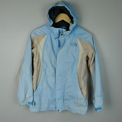 The North Face Hyvent Raincoat Girls Large Blue Gray