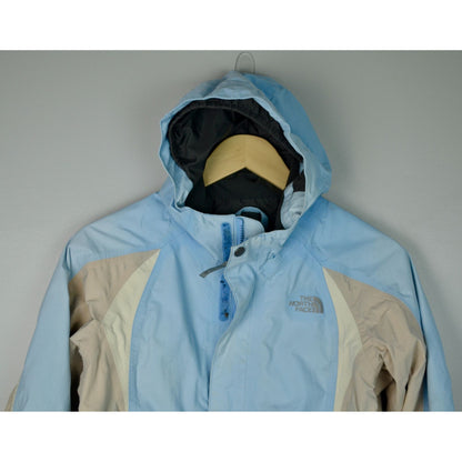 The North Face Hyvent Raincoat Girls Large Blue Gray