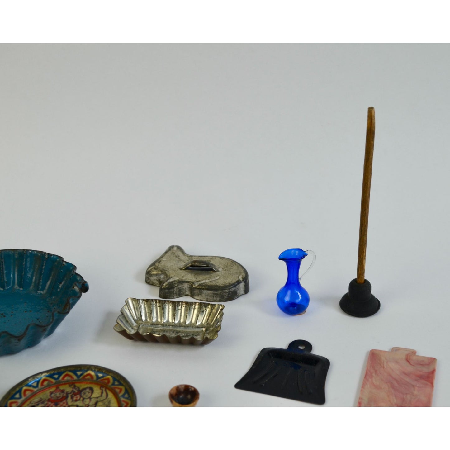 Lot Vintage Dollhouse? Accessories Tin Toys Miniature Random