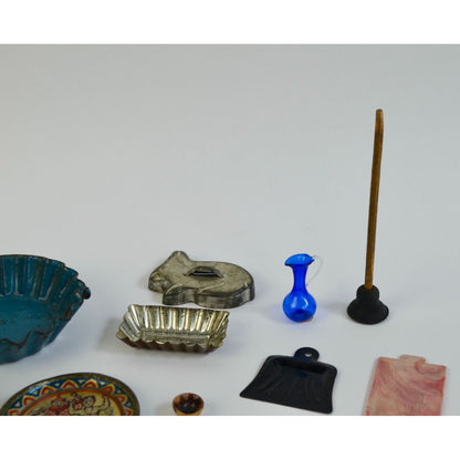 Lot Vintage Dollhouse? Accessories Tin Toys Miniature Random