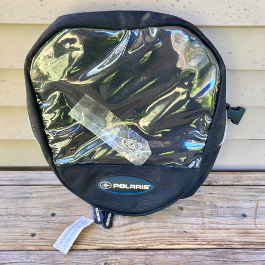 Polaris Snowmobile Tank Map Bag, Ballistic DLX Black 2874151 NICE!