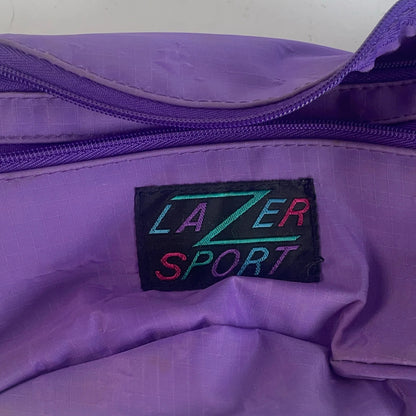 LAZER SPORT Waist Bag Purple Nylon Hiking Zip Pocket Unisex Adult