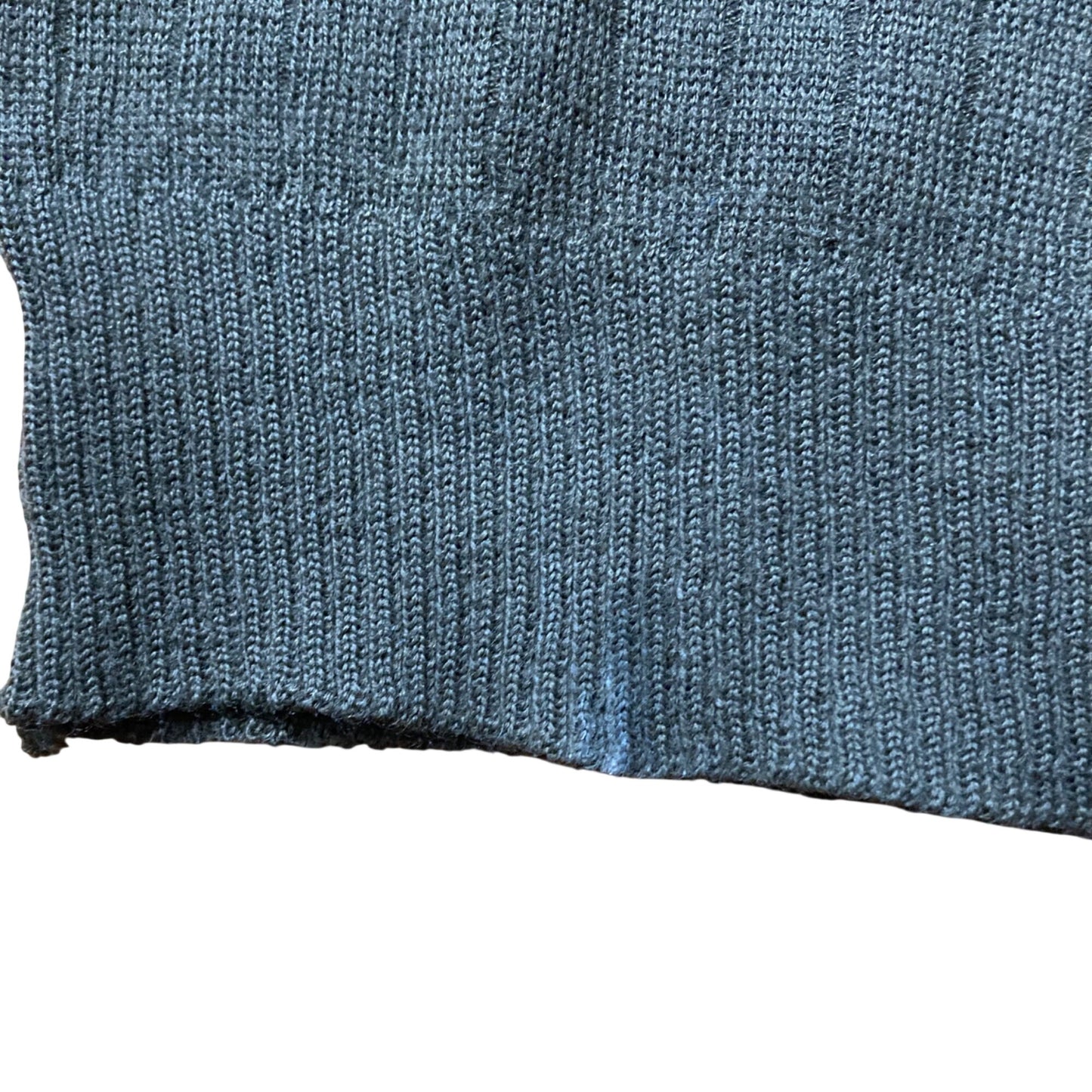 Lot 2 Vintage European Military Wool Sweaters OD Green V-Neck